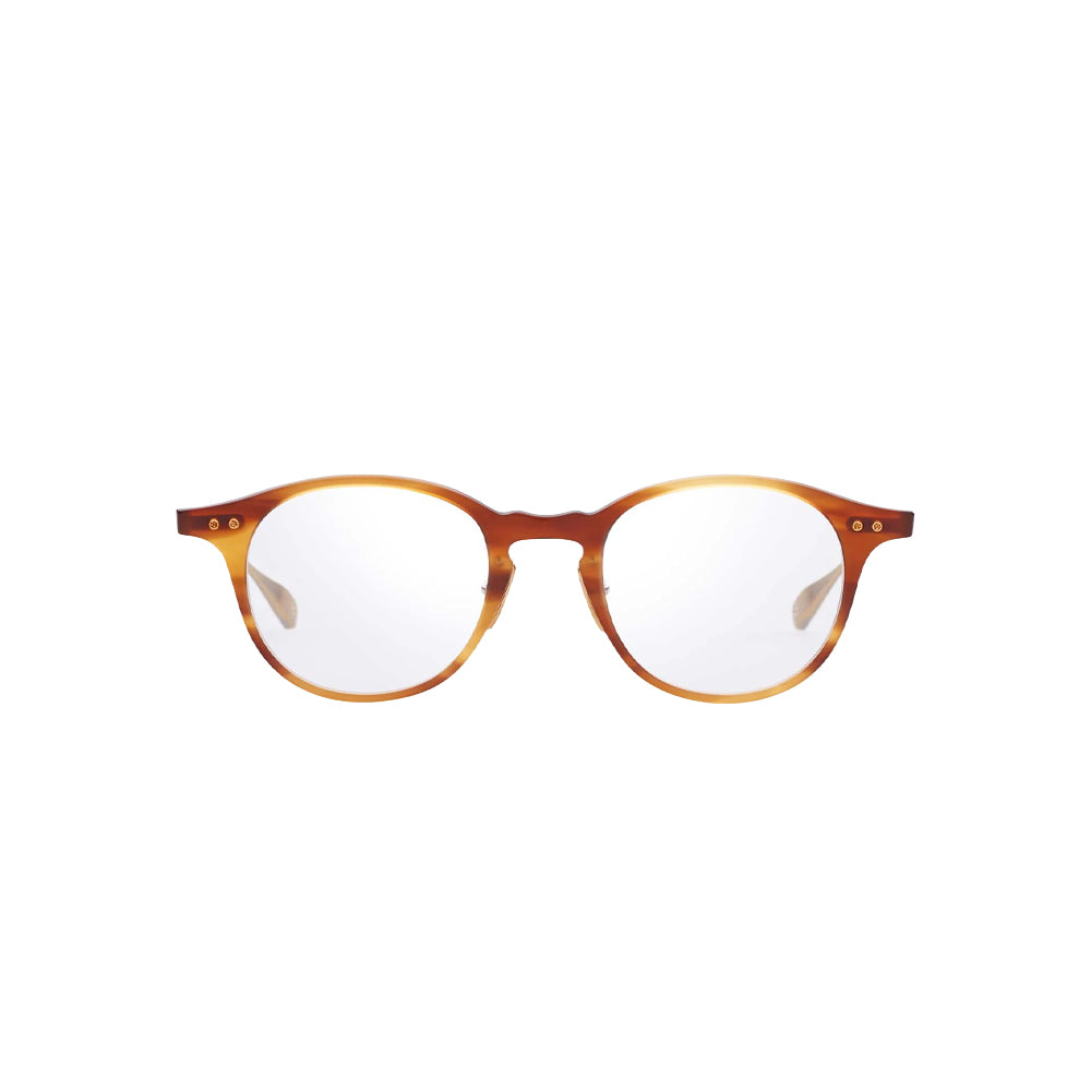 Dita ASH GOLD glasses in havana, front view