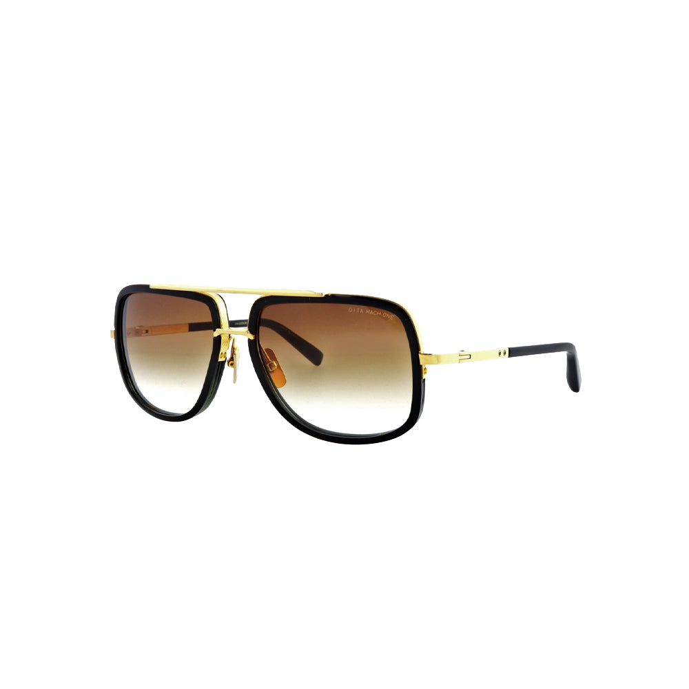 Dita MACH ONE DRX-2030B-5B sunglasses in gold, 45° view