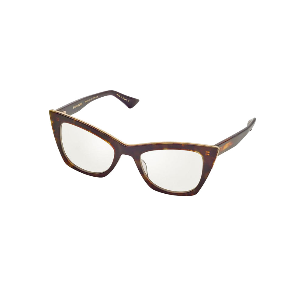 Dita SHOWGOER DTX513-50-02 // TRT-GLD glasses in havana, 45° view