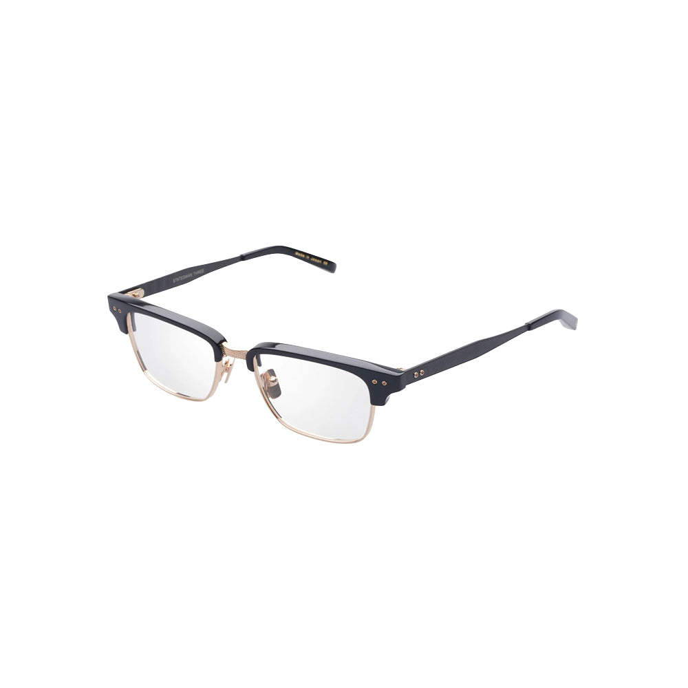 Dita STATESMAN DRX 2011J 52 // BLK GLD glasses in black, 45° view