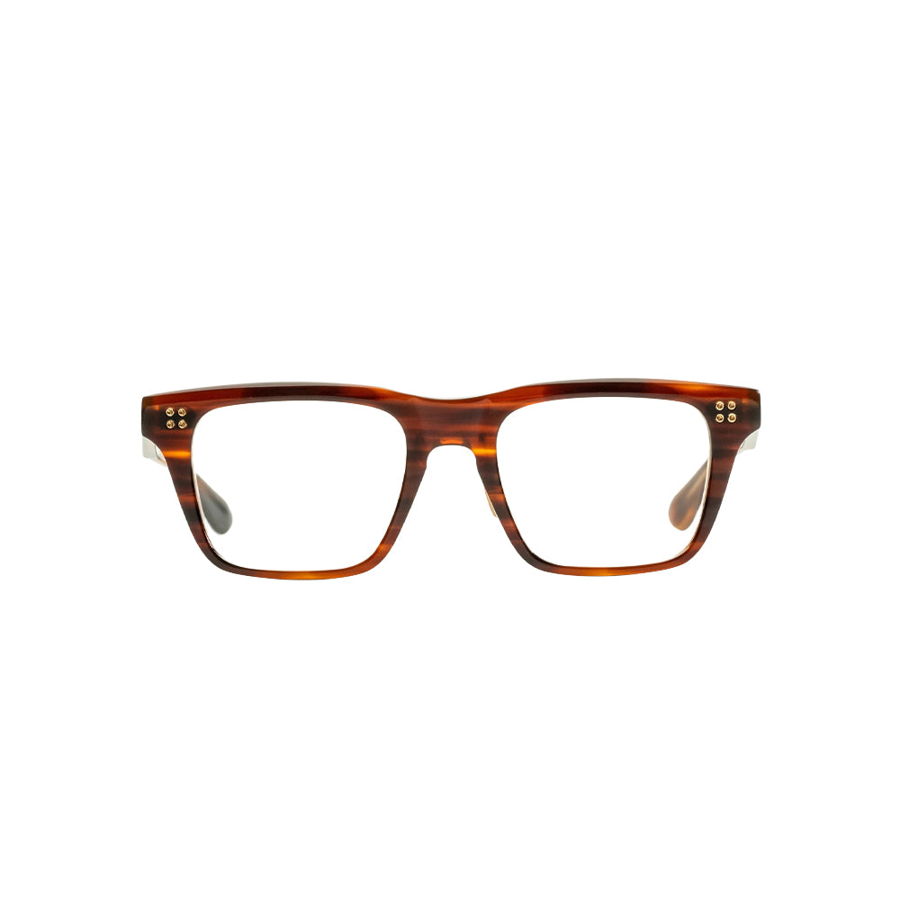 Dita THAVOS BROWN/OAK glasses in havana, front view