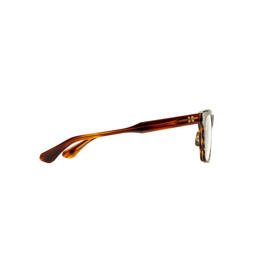 Dita THAVOS BROWN/OAK glasses in havana, side view