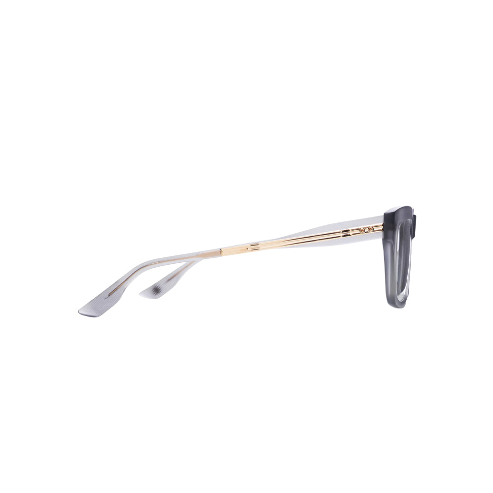 Dita WASSERMAN 52?22 Satin Crystal Grey - White Gold glasses in grey, side view