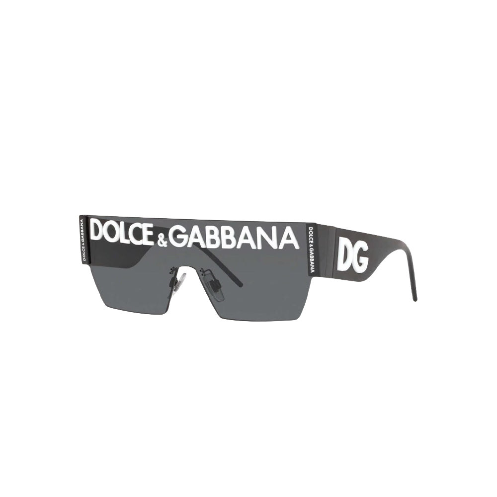 Dolce & Gabbana 2233 sunglasses in black, 45° view