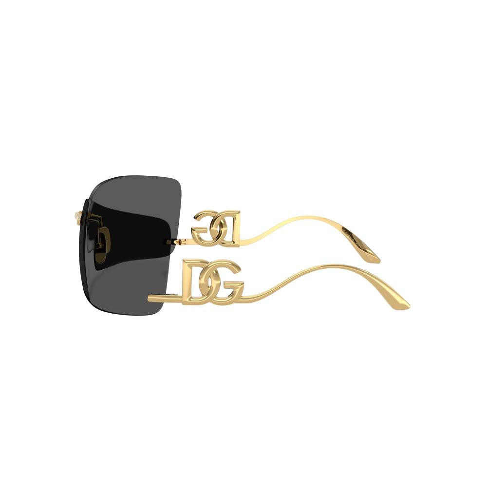 Dolce & Gabbana 2319 sunglasses in gold, side view