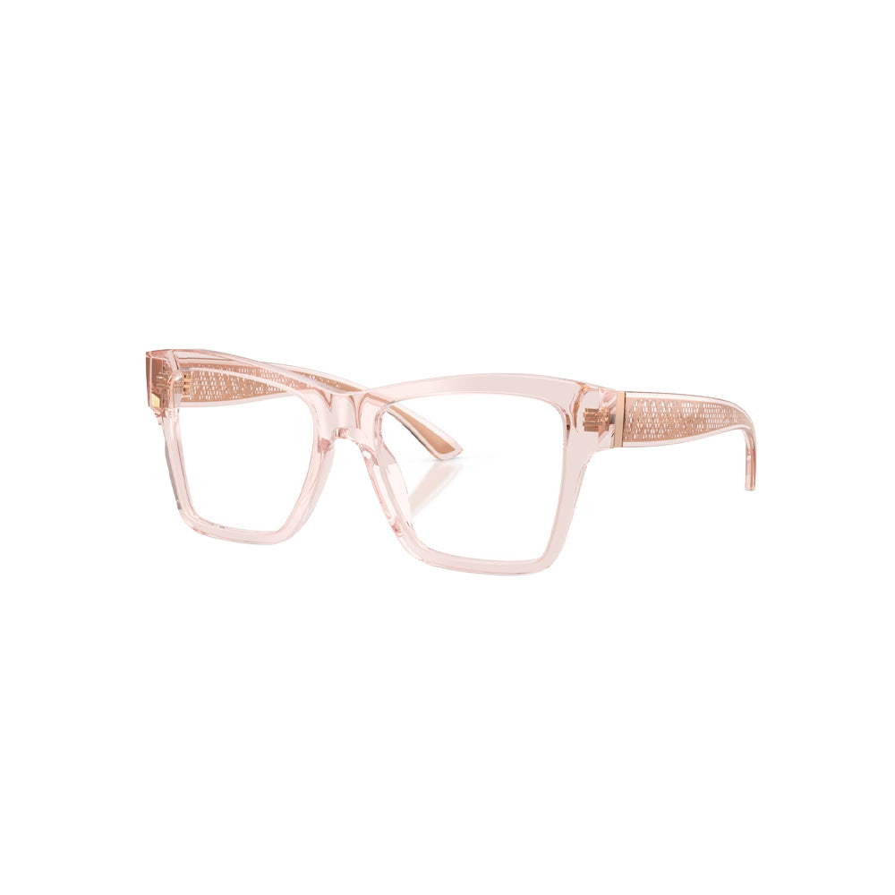 Dolce & Gabbana 3411 glasses in pink, 45° view