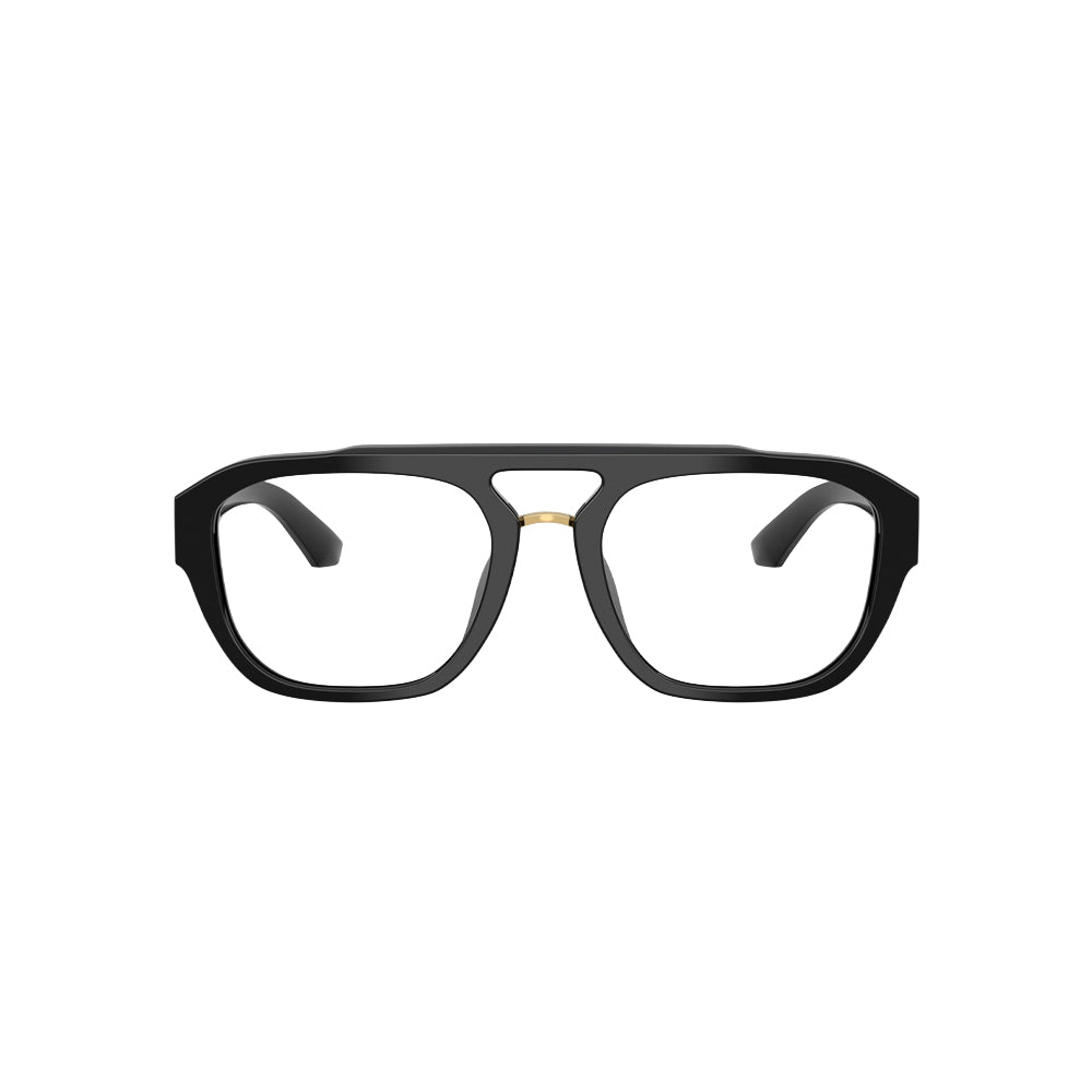 Dolce & Gabbana 3415 glasses in black, front view