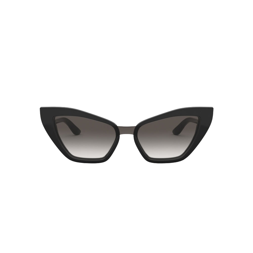 Dolce & Gabbana 4357 sunglasses in black, front view