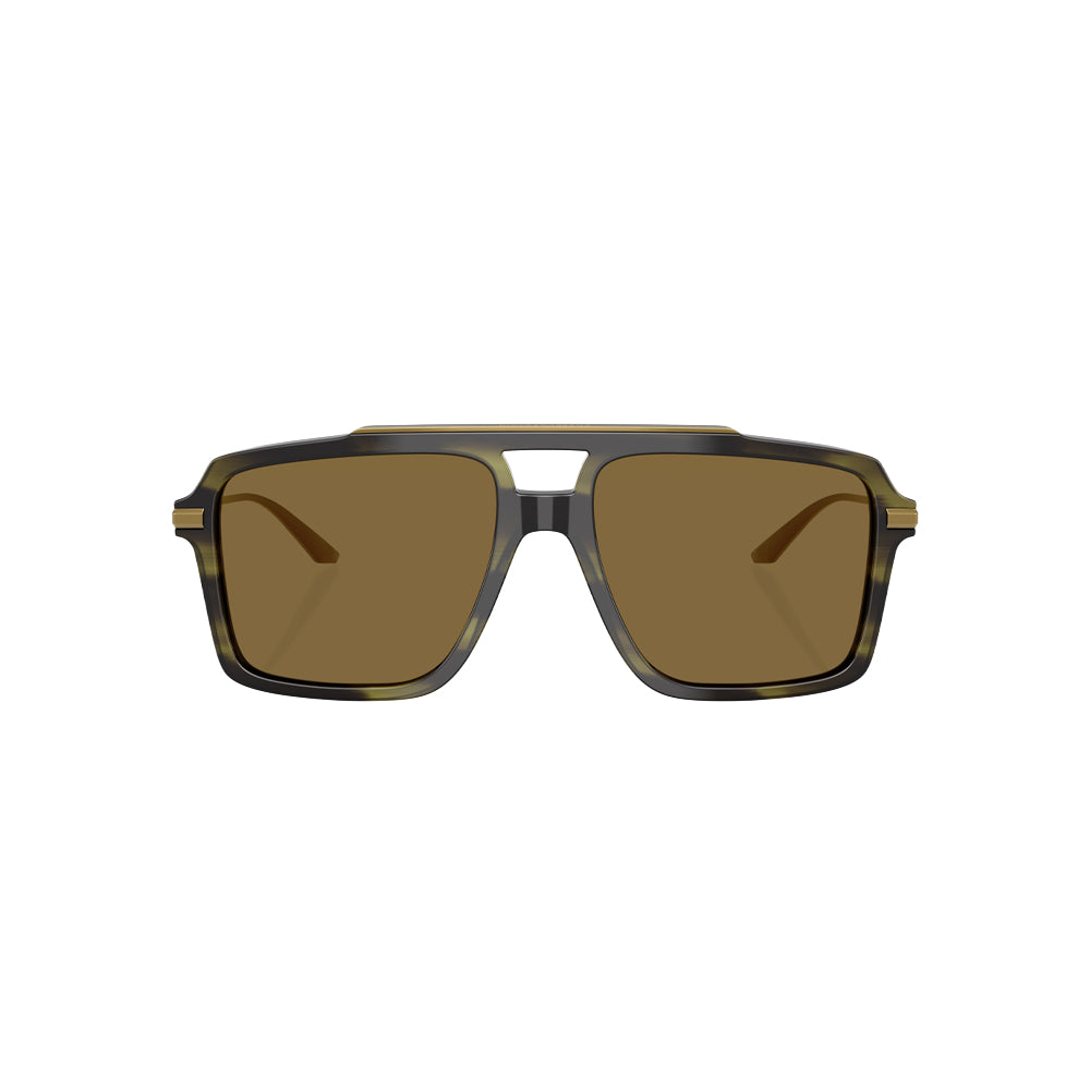 Dolce & Gabbana 4477 sunglasses in havana, front view