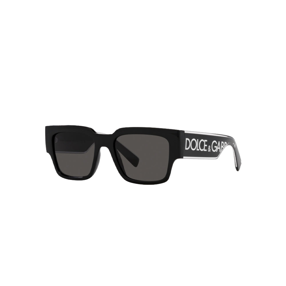 Dolce & Gabbana 6184 sunglasses in black, 45° view