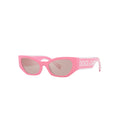 Dolce & Gabbana 6186 sunglasses in pink, 45° view
