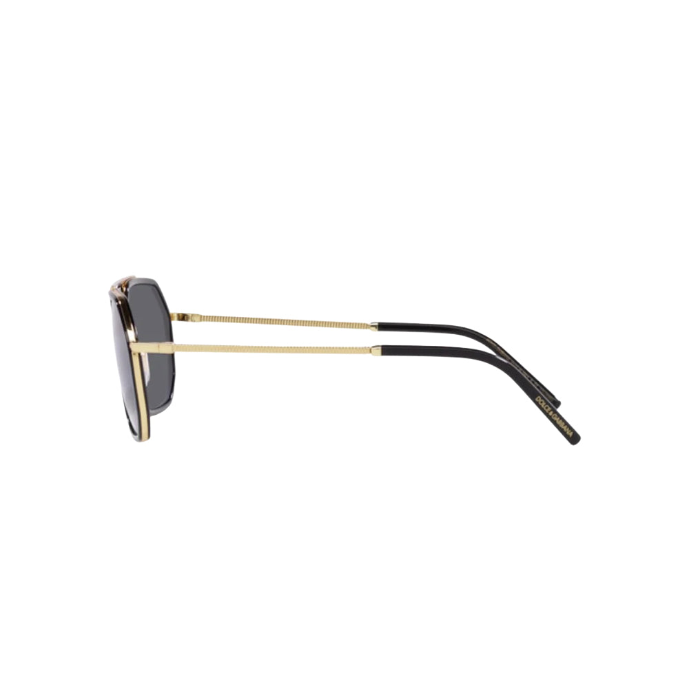 Dolce & Gabbana DG 2285 sunglasses in gold, side view