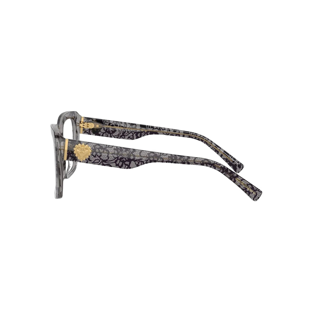 Dolce & Gabbana DG 3441 glasses in havana, side view