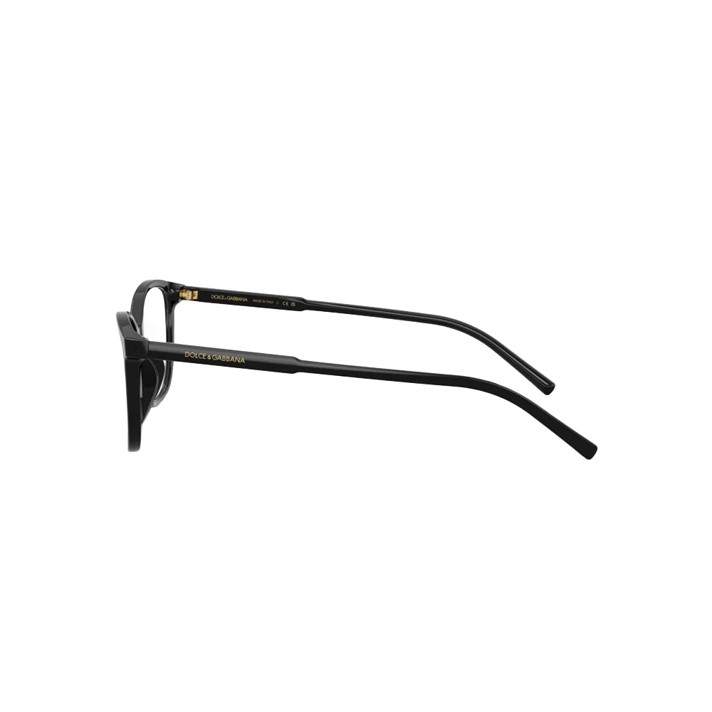 Dolce & Gabbana DG 3484 glasses in black, side view