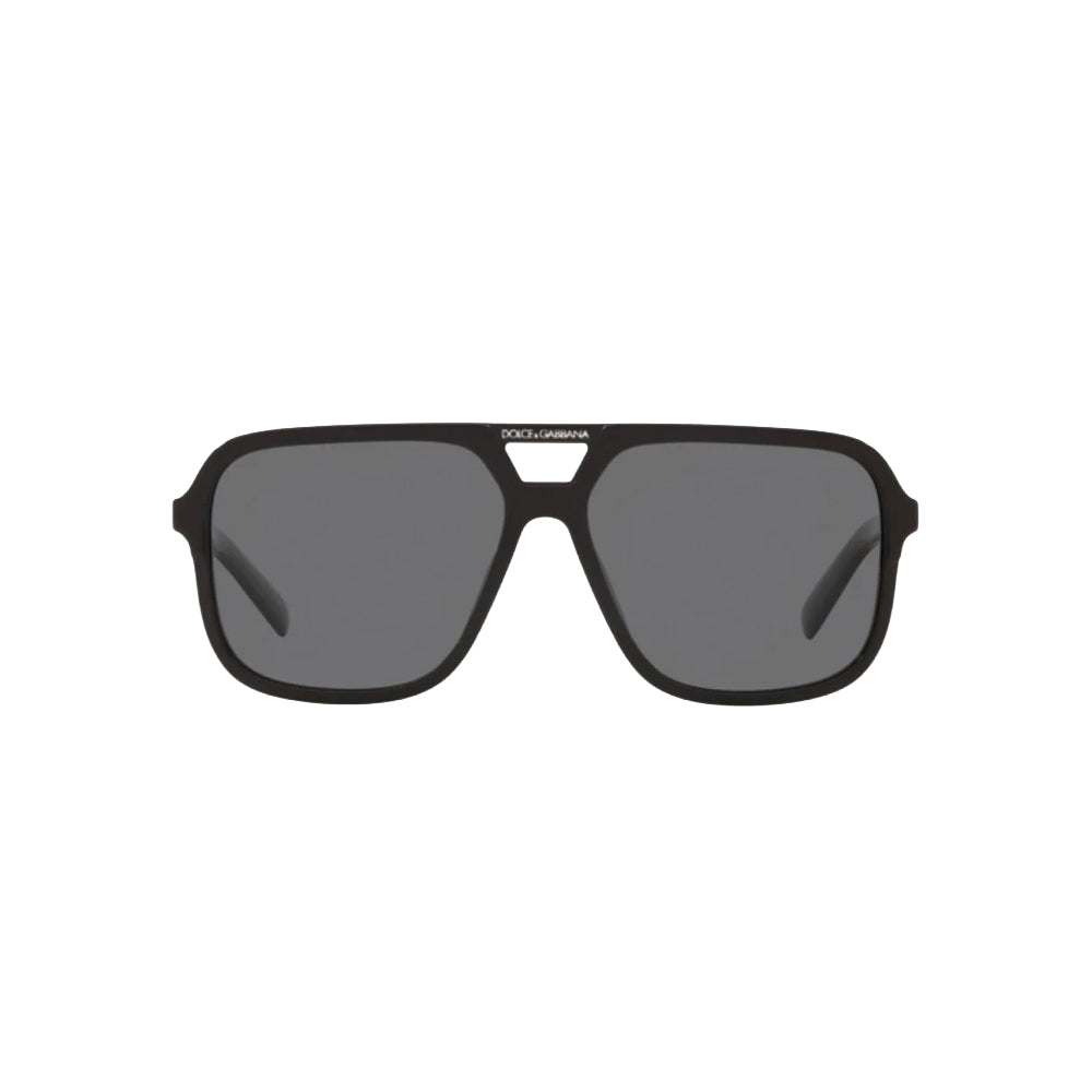 Dolce & Gabbana DG 4354 sunglasses in black, front view