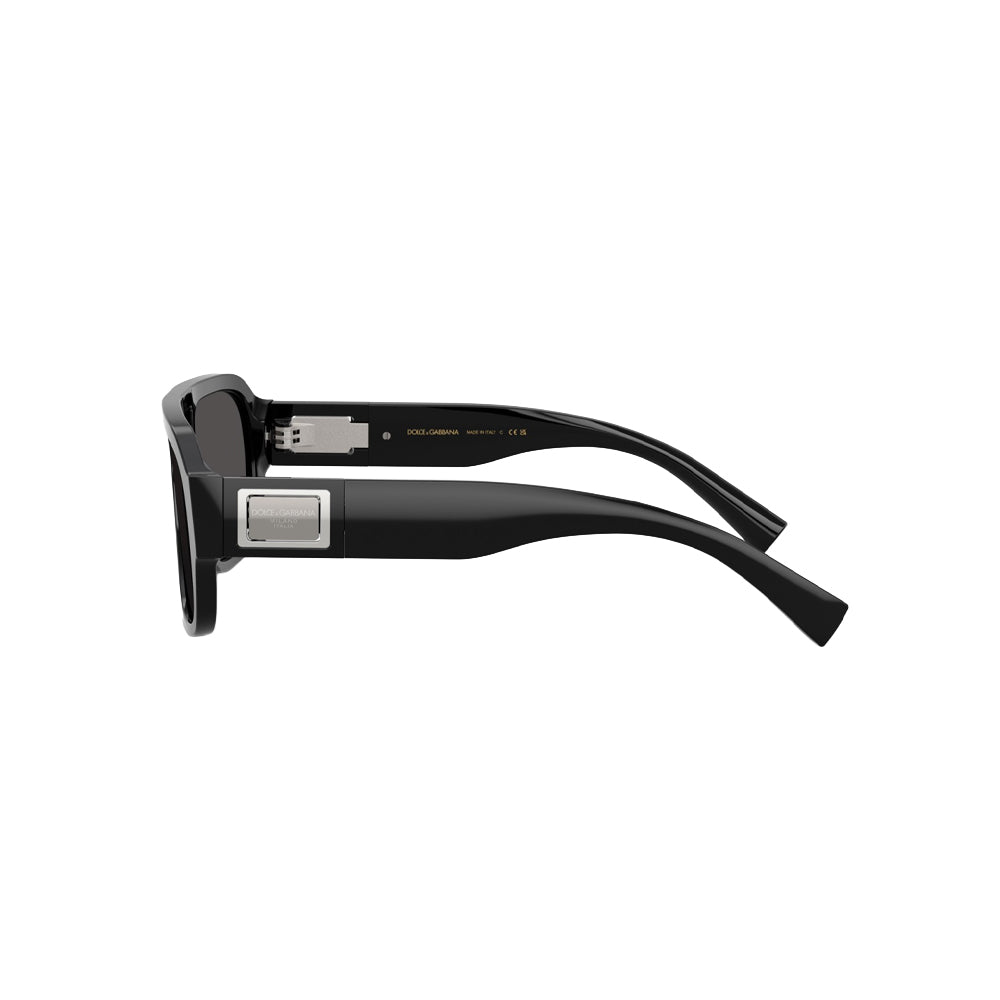 Dolce & Gabbana DG 4506 sunglasses in black, side view