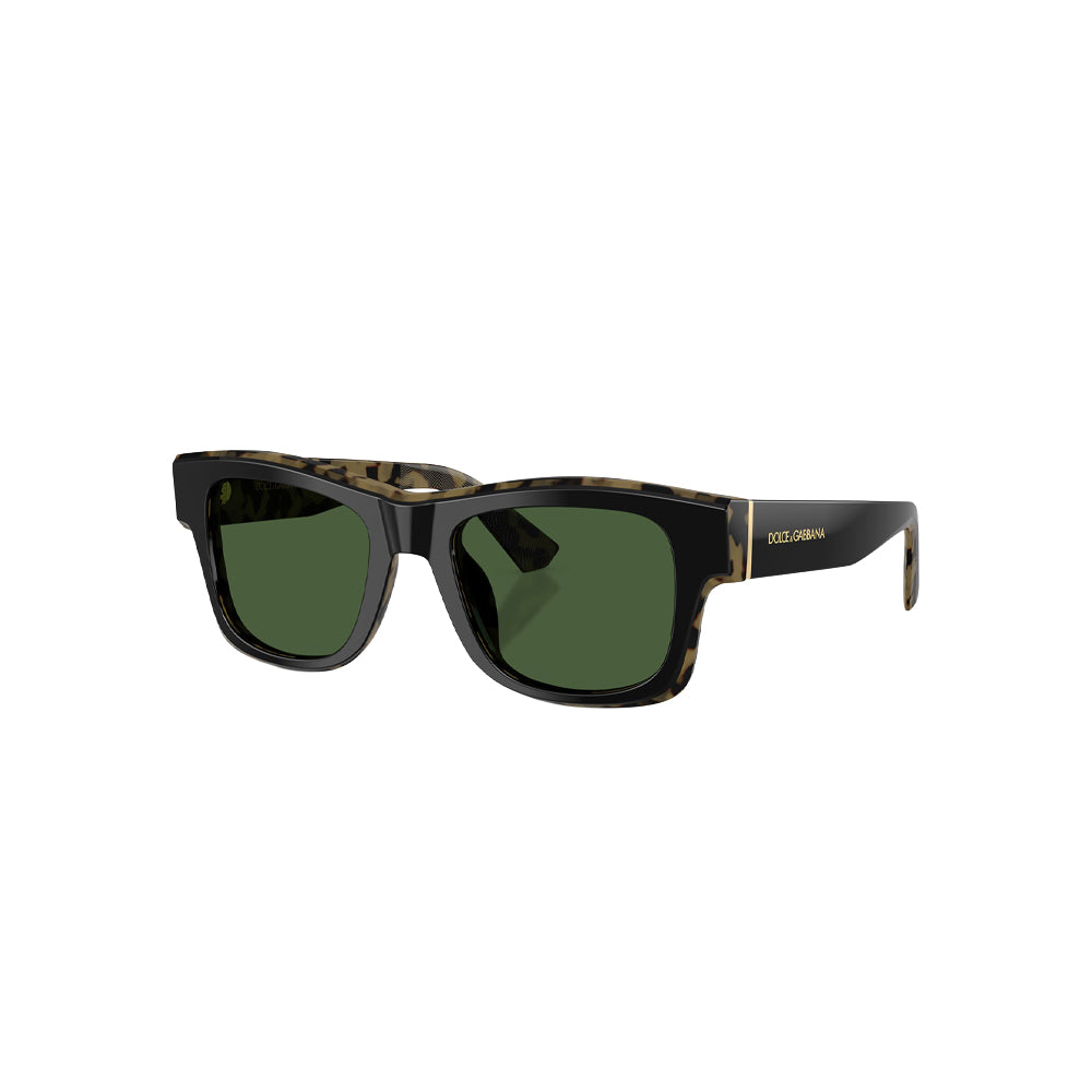 Dolce & Gabbana DG 4515 sunglasses in havana, 45° view
