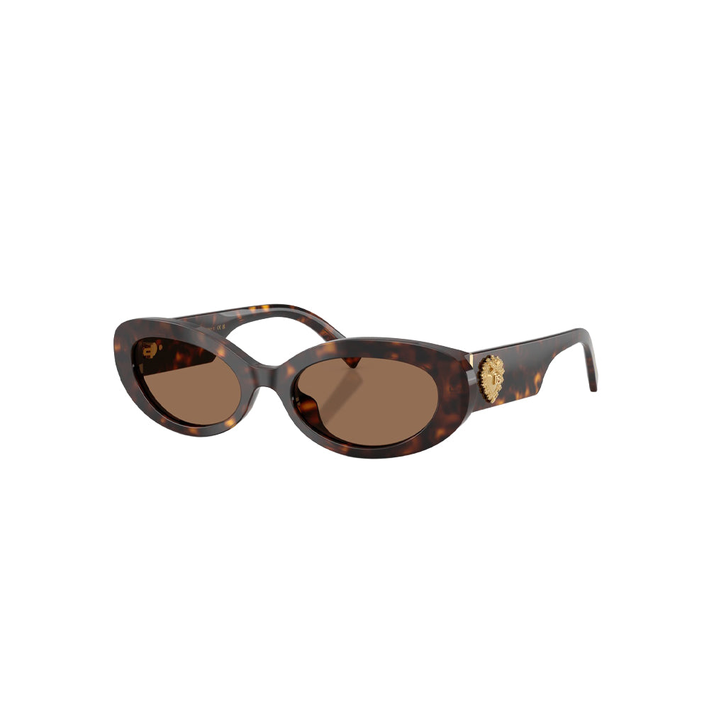 Dolce & Gabbana DG 4537 sunglasses in havana, 45° view