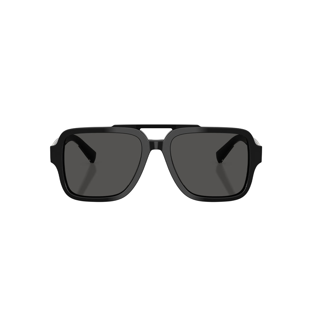 Dolce & Gabbana DG 4544 sunglasses in black, front view