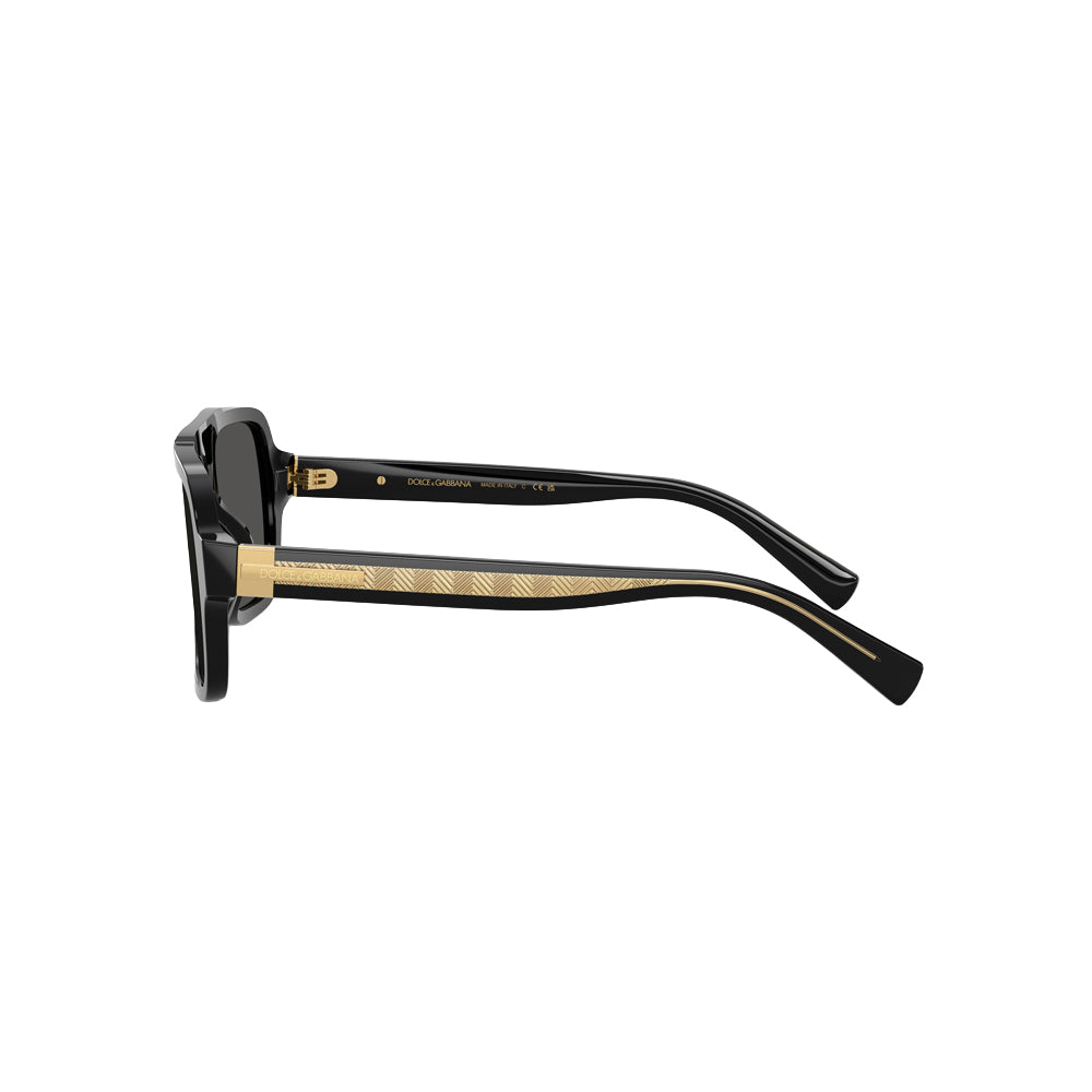 Dolce & Gabbana DG 4544 sunglasses in black, side view