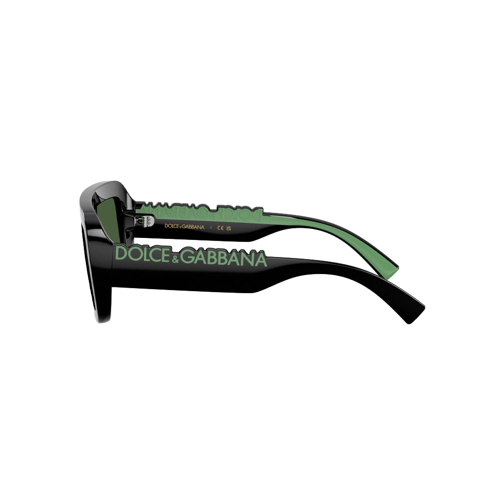 Dolce & Gabbana DG 6013 sunglasses in black, side view