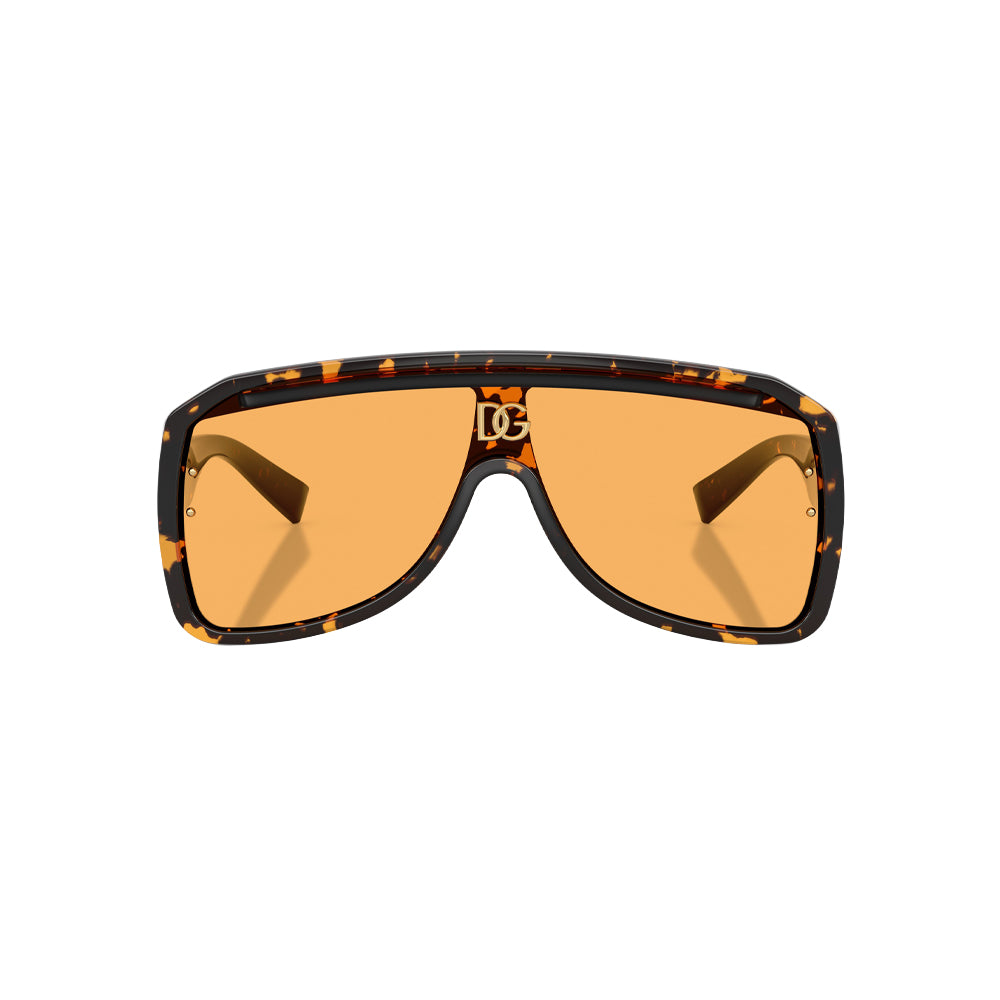 Dolce & Gabbana DG 6205 sunglasses in havana, front view