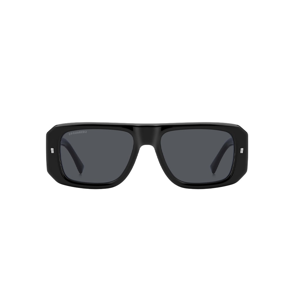 Dsquared2 D2 0107/S OITIR sunglasses in black, front view