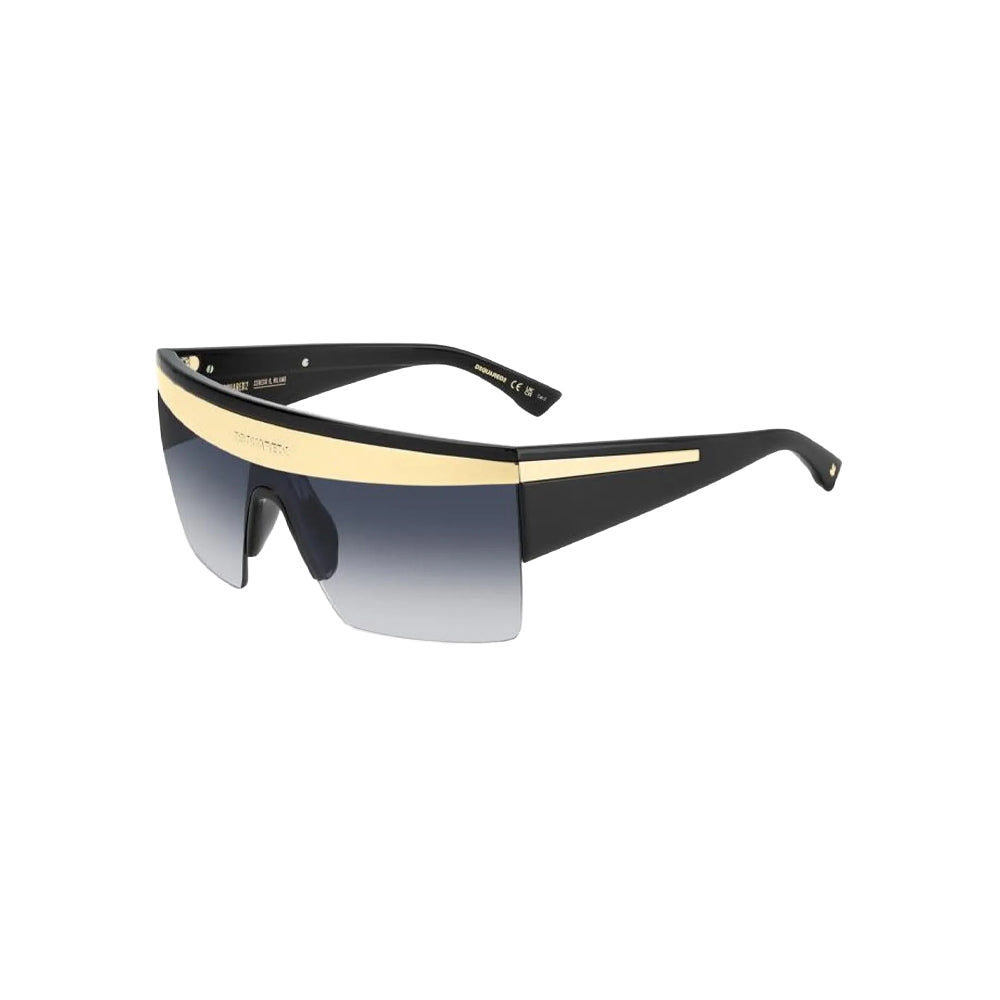 Dsquared2 D2 0188/S 80708 sunglasses in black, 45° view