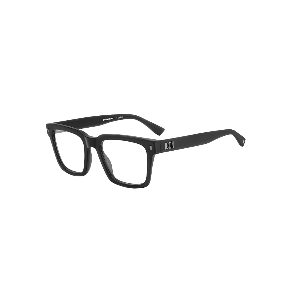 Dsquared2 ICON 0013 glasses in black, 45° view