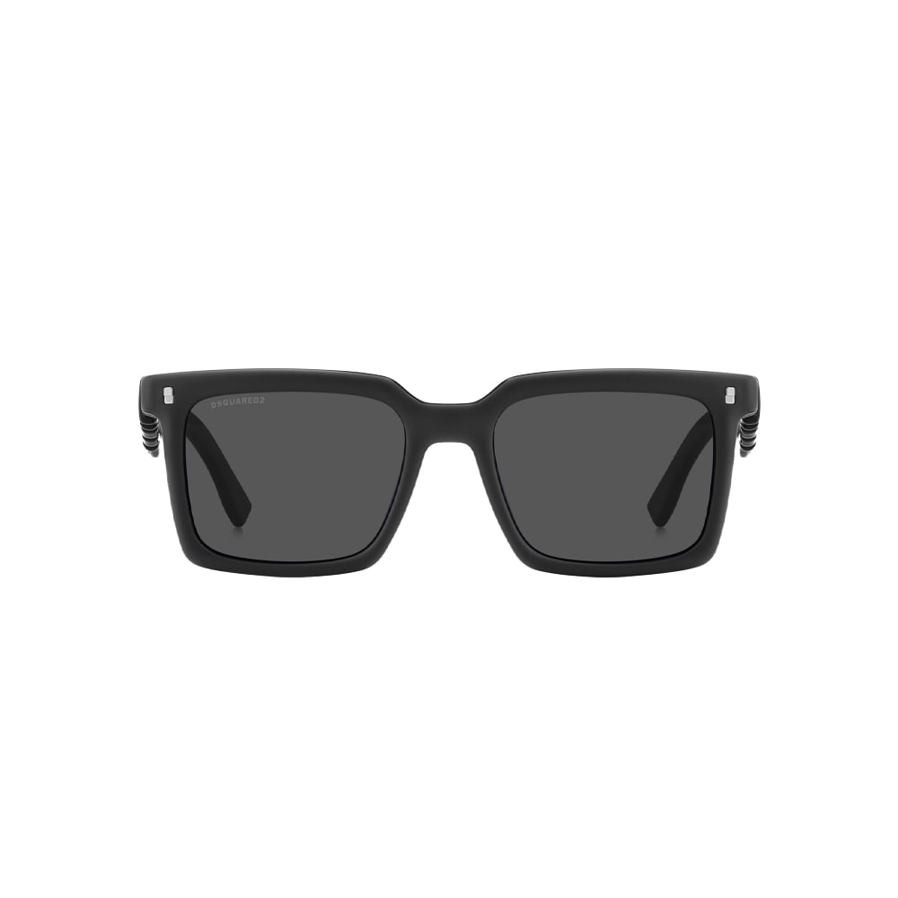 Dsquared2 ICON 0025/S sunglasses in black, front view