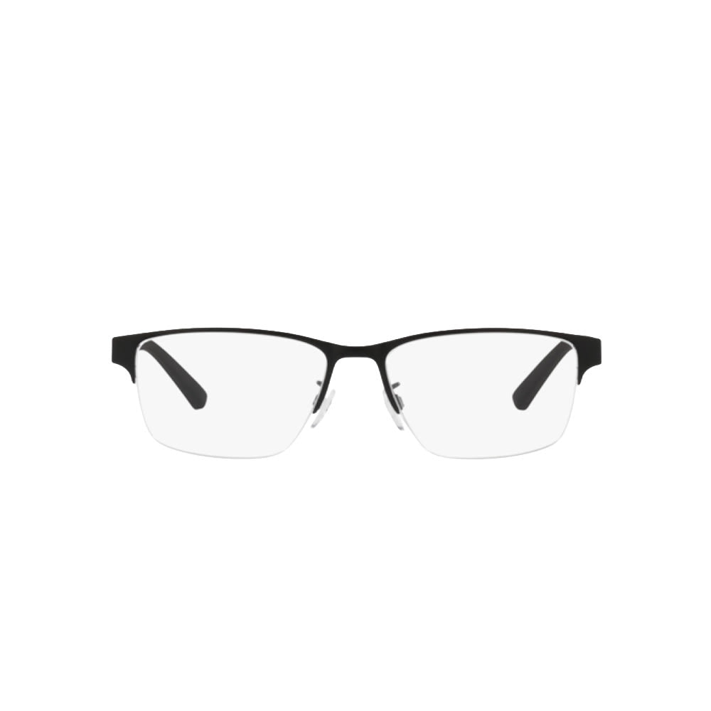 Emporio Armani 1138 glasses in black, front view