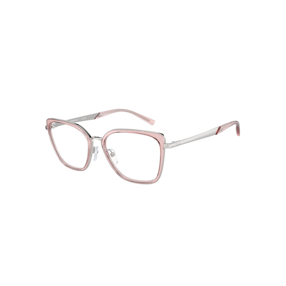 Emporio Armani 1152 glasses in grey, 45° view