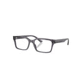 Emporio Armani 3244 glasses in grey, 45° view