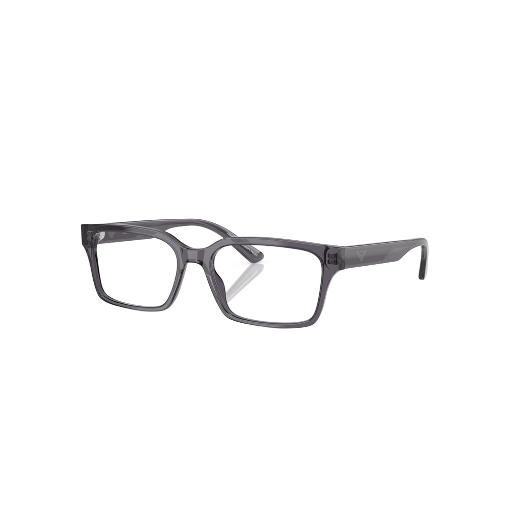 Emporio Armani 3244 glasses in grey, 45° view