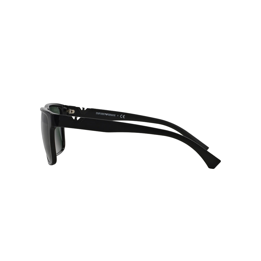 Emporio Armani 4035 sunglasses in black, side view
