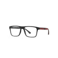Emporio Armani 4115 glasses in black, 45° view