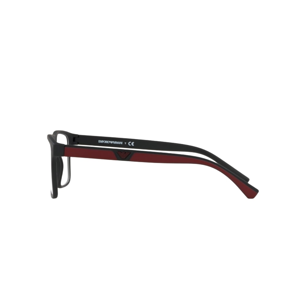 Emporio Armani 4115 glasses in black, side view