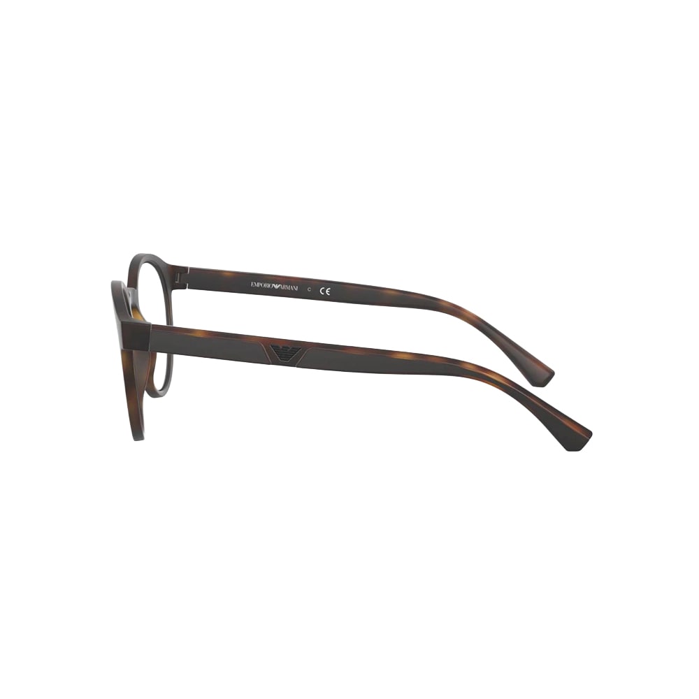 Emporio Armani 4152 glasses in havana, side view