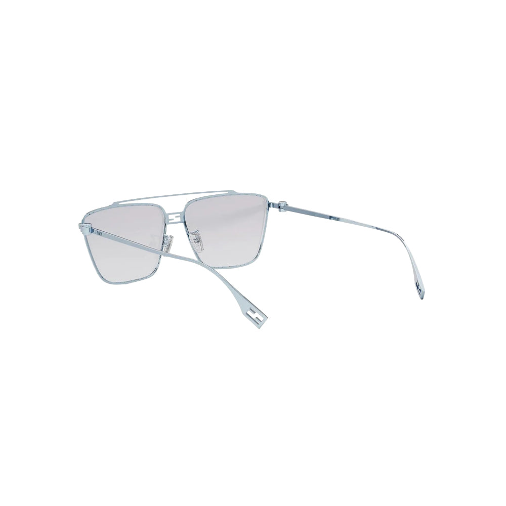 Fendi FE40110U sunglasses in silver, side view