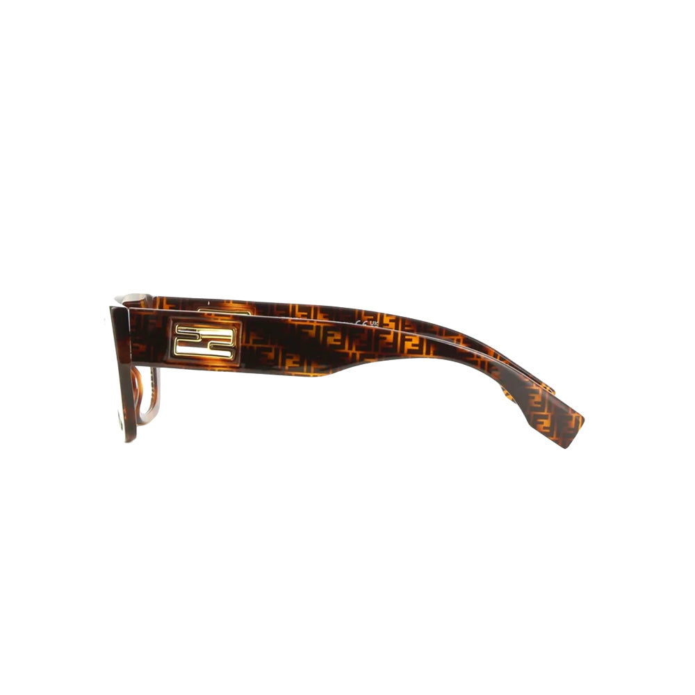 Fendi FE50082I glasses in havana, side view