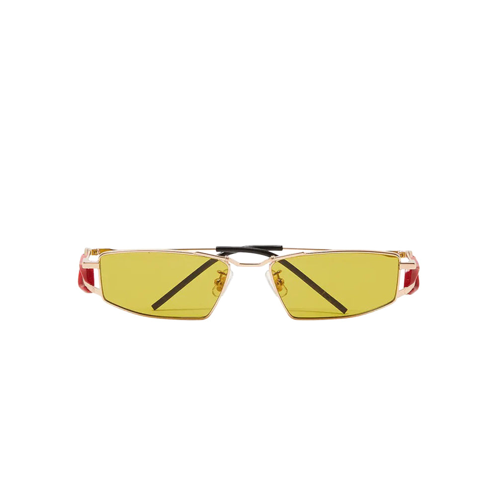Gentle Monster SEYDOUX 032 GOLD sunglasses in gold, front view