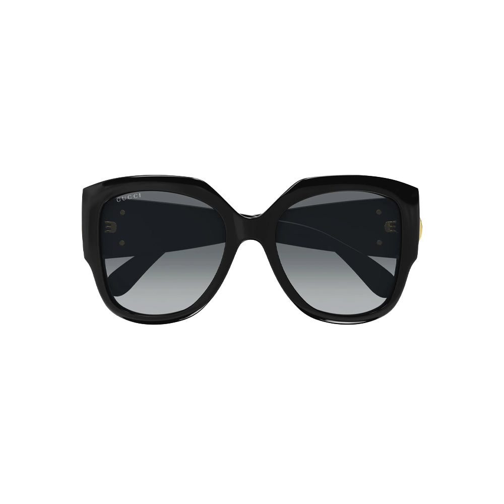 Gucci GG1407S sunglasses in black, front view