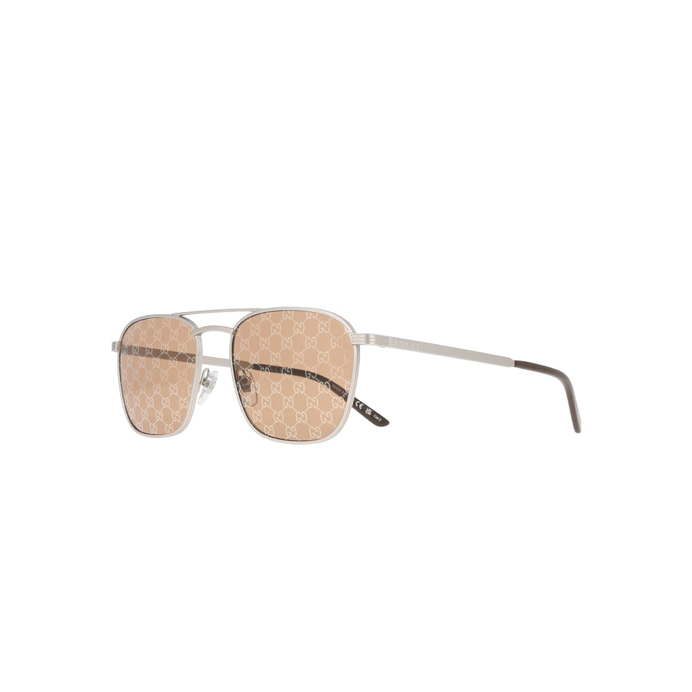 Gucci GG1881S sunglasses in silver, 45° view