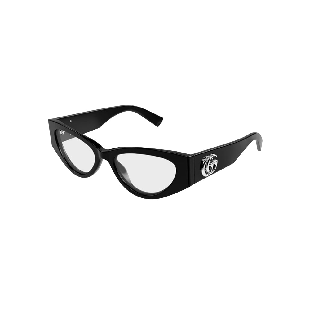 Gucci GG1953O glasses in black, 45° view