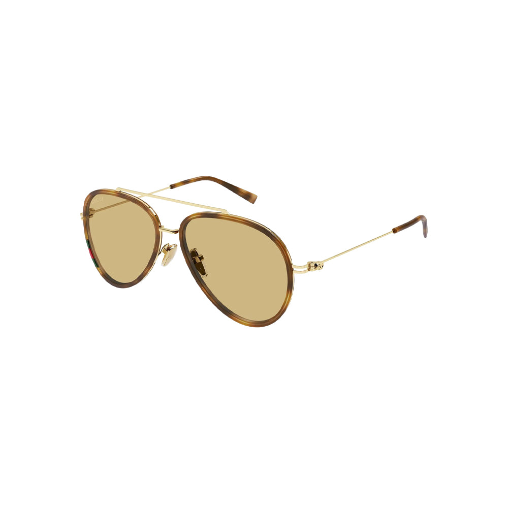 Gucci GG1981S sunglasses in havana, 45° view