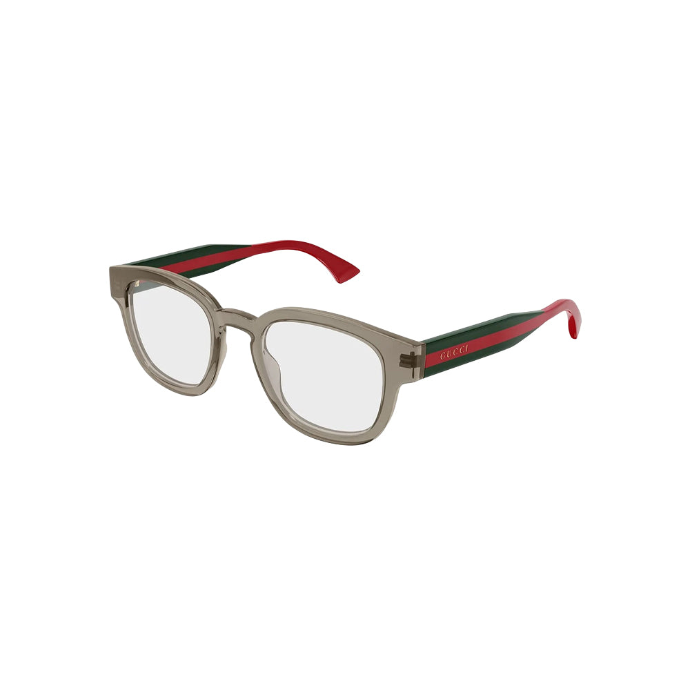 Gucci GG1992O glasses in beige, 45° view