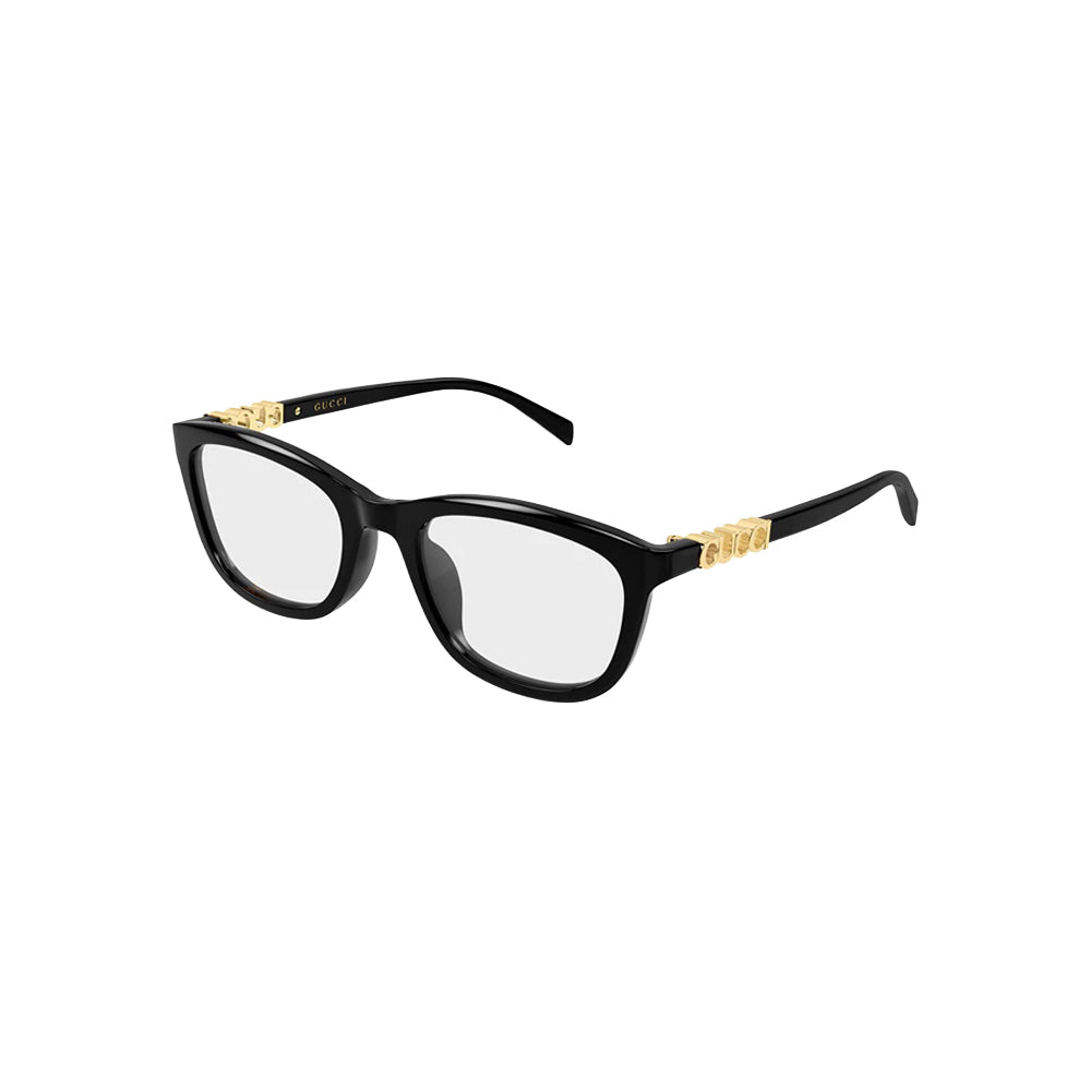 Gucci GG2035OA glasses in black, 45° view