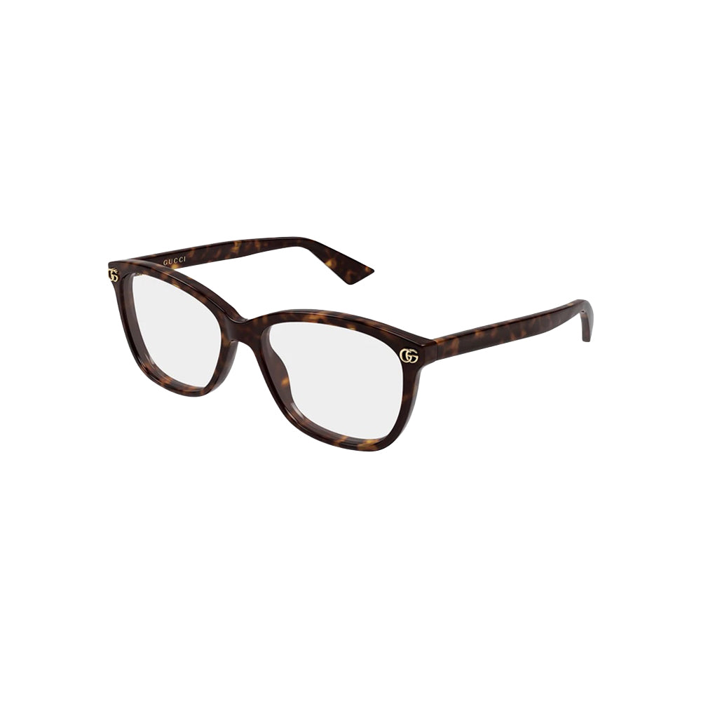 Gucci GG2113O glasses in havana, 45° view