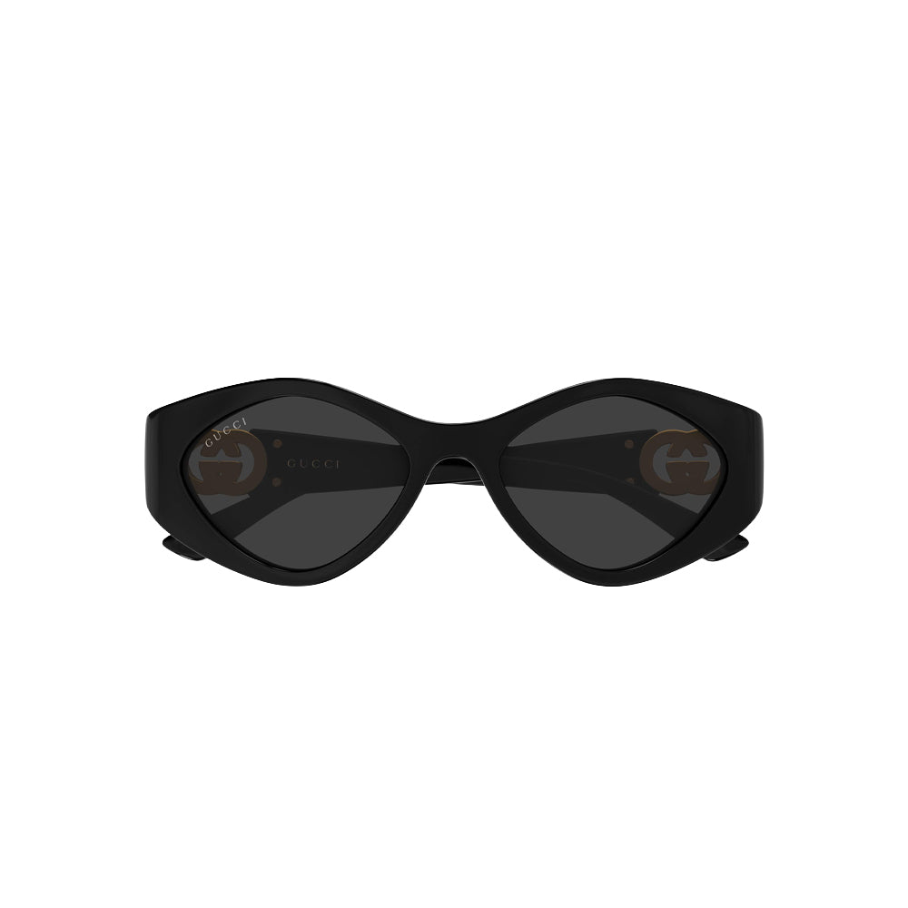Gucci GG2121S sunglasses in black, front view
