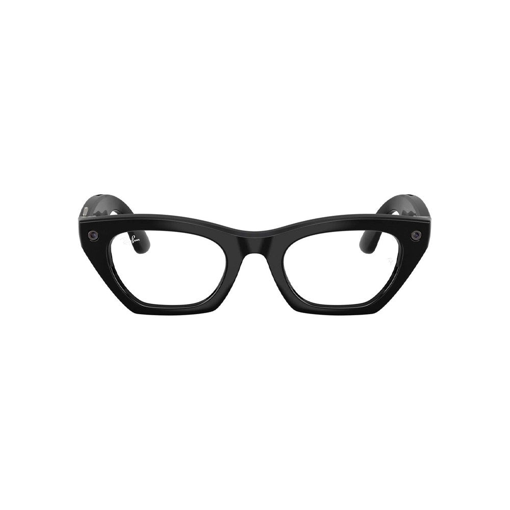 Ray-Ban Meta Zena (Gen 3) – Shiny Black / Clear (blue-light filter)